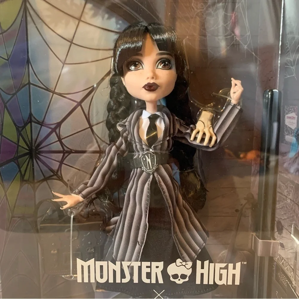 NIB. MONSTER HIGH X WEDNESDAY Wednesday Addams Doll